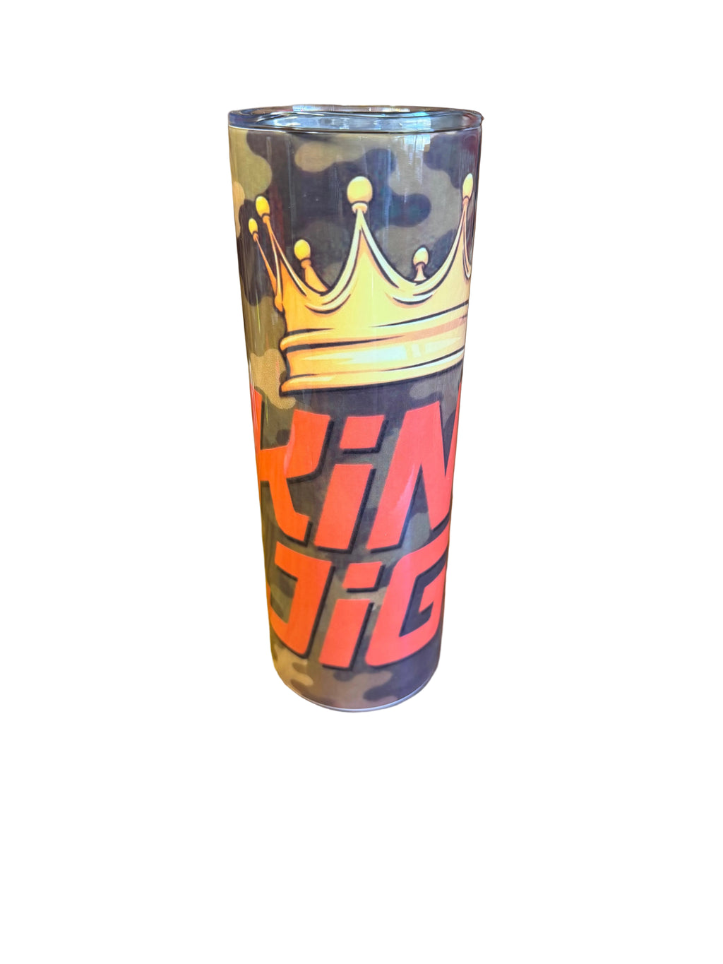 Camo king jigs tumbler