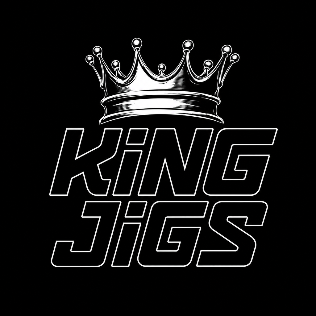 King jigs white pocket print
