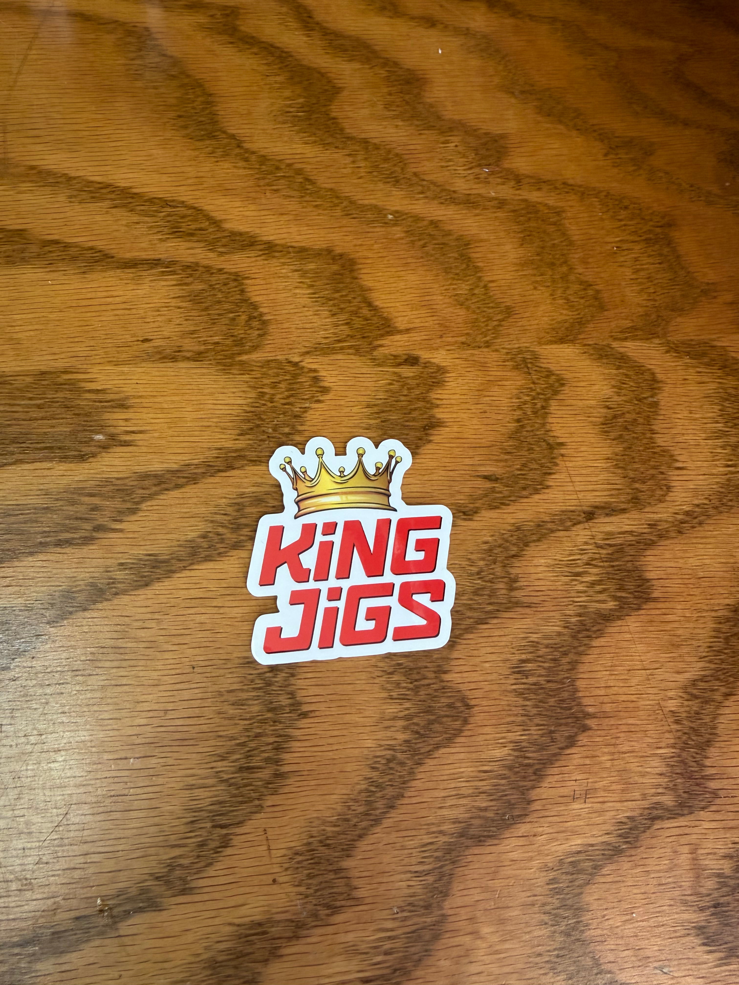 King jigs sticker