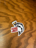 King jigs fish sticker